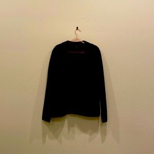 A black Talbots blazer with pockets, size L